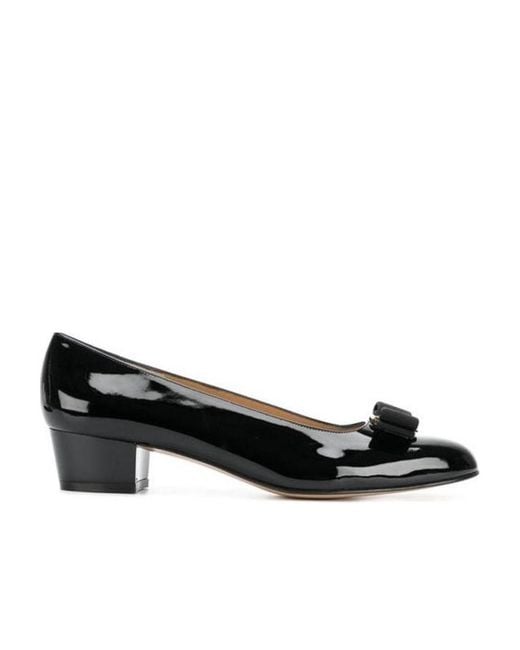Ferragamo Black Ferragamo Vara Bow Pumps