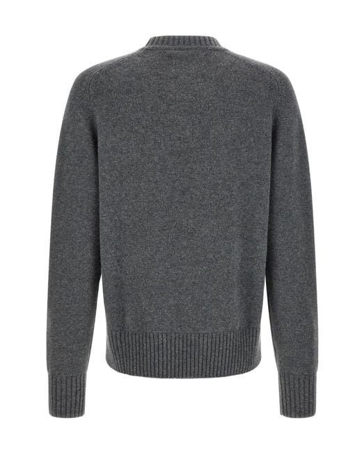 Extreme Cashmere Gray N520 Ordinary Sweater for men