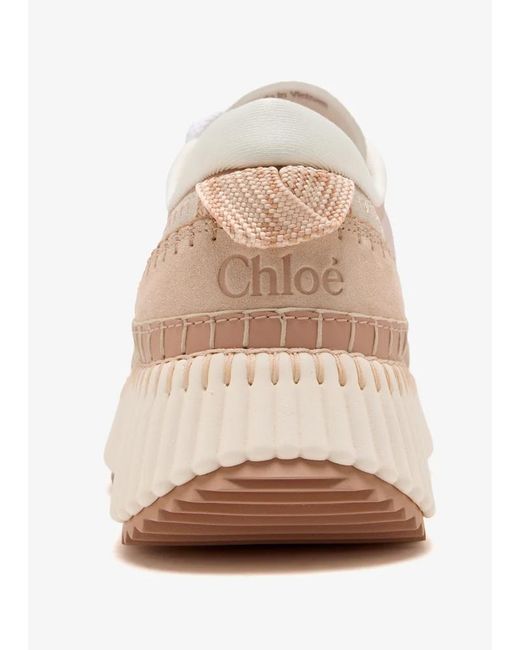 Chloé Pink Chloé Nama Sneakers