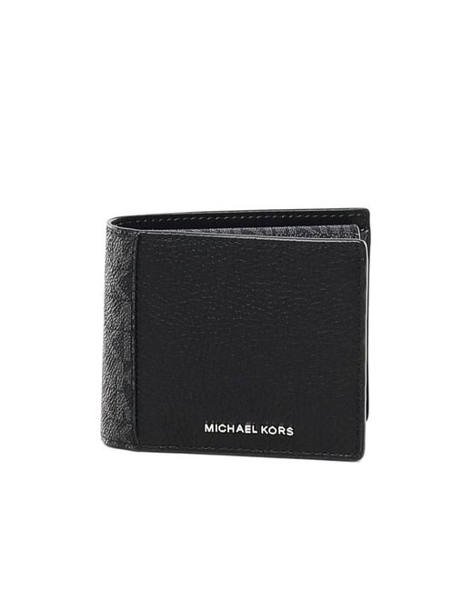 MICHAEL Michael Kors Black Logo Lettering Bi-Fold Wallet