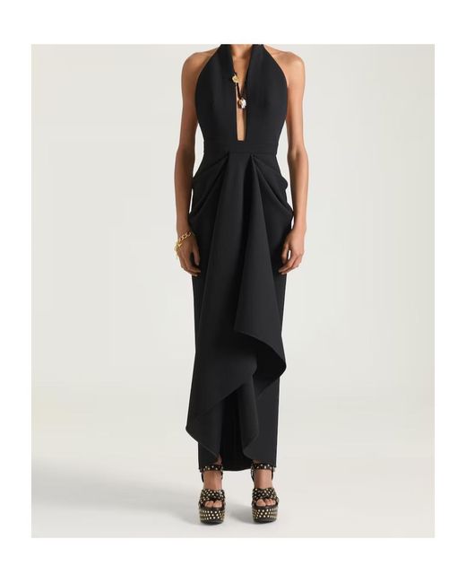 Givenchy Black Draped Dress