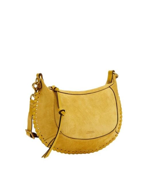 Isabel Marant Yellow Oskan Moon Shoulder Bag