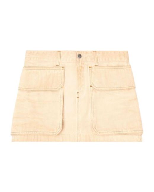 DIESEL Natural De-Ton Denim Skirt