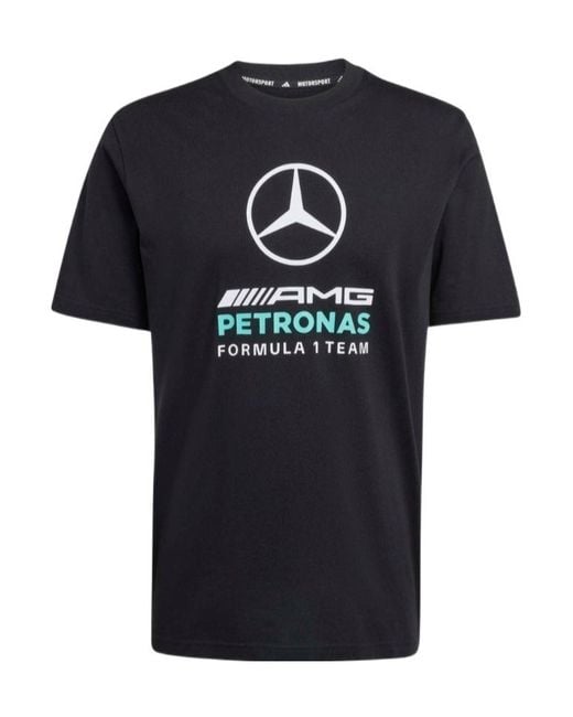 Adidas Originals Black Mercedes-Amg Petronas Formula 1 Team T-Shirt for men