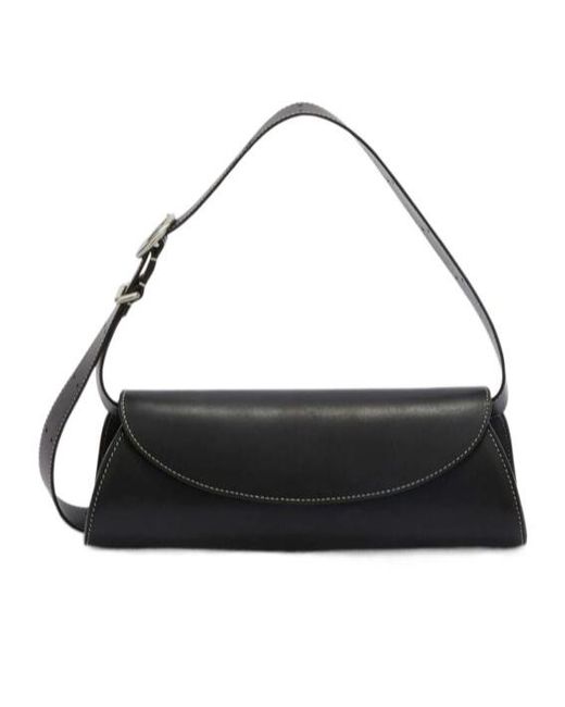 Jil Sander Black Small Cannolo Shoulder Bag for men