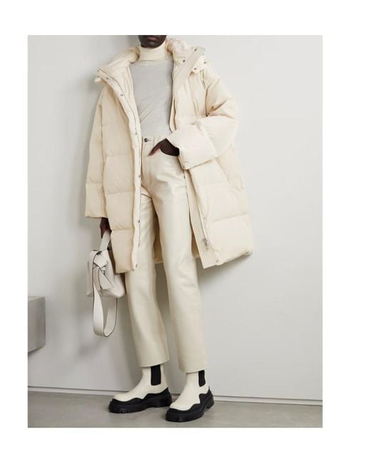 Stand Studio Natural Long-Sleeved Hooded Down Jacket