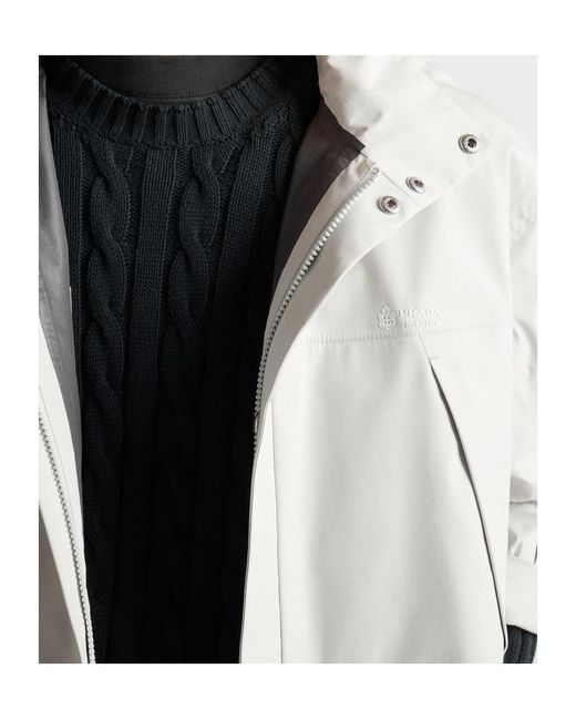 Prada Gray Technical Fabric Jacket for men