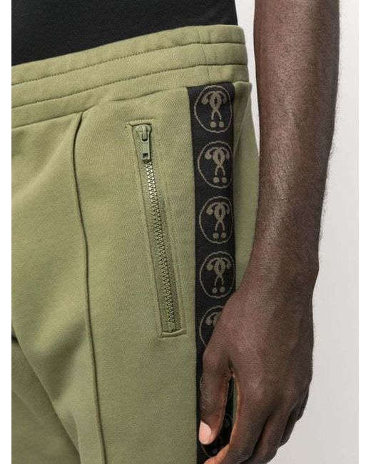 Moschino Green Logo Sweatpants for men