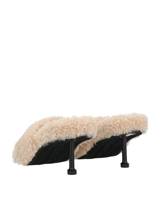Balenciaga Natural Solid Color Suede Fabric
