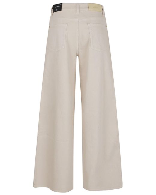 7 For All Mankind White Logo Denim Jeans