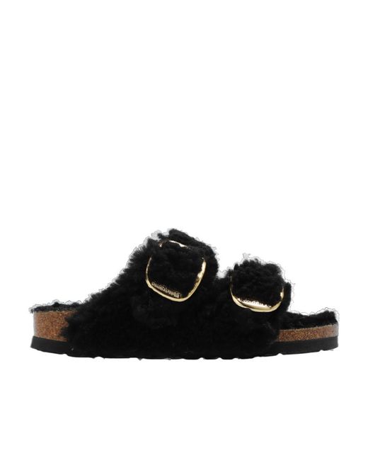 Birkenstock Black Arizona Big Buckle Sandals