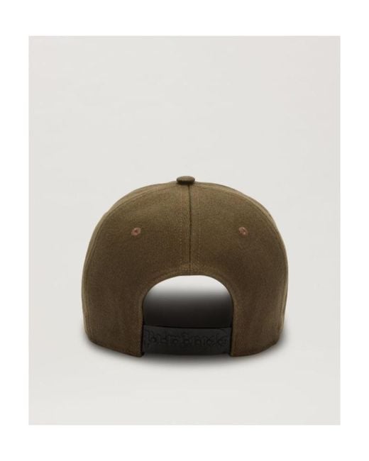 Palm Angels Green Logo Embroidered Baseball Cap for men