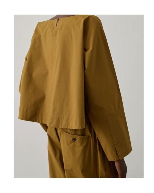 Soeur Brown Round-Neck Pullover Shirt