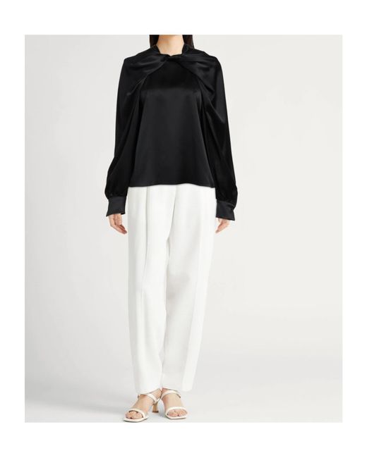 Sportmax Black Long-Sleeved Top