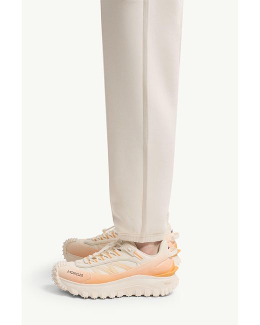 Moncler White Grenoble Logo Track Trousers