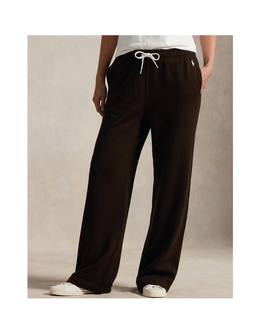 Polo Ralph Lauren Brown Logo Embroidered Drawstring Pants