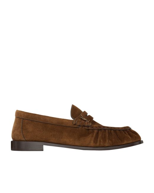 Saint Laurent Brown Le Loafer 15 for men