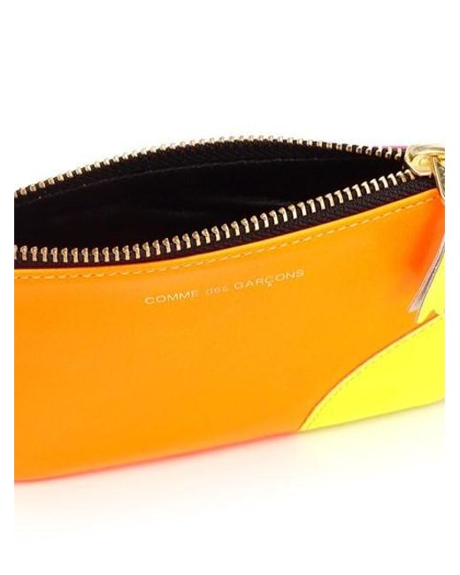 Comme des Garçons Orange Logo Wallet