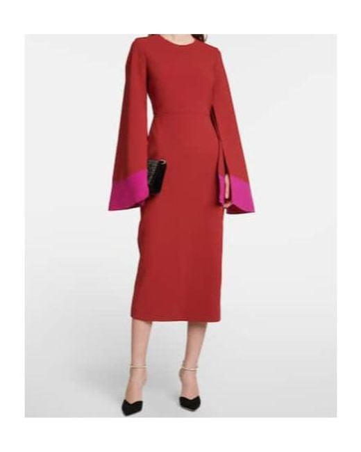 Roksanda Red Zimara Midi Dress