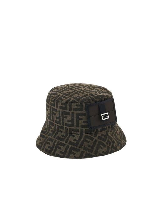 Fendi Black Logo Hat