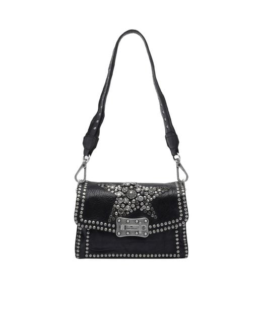 Campomaggi Black Flap Shoulder Bag