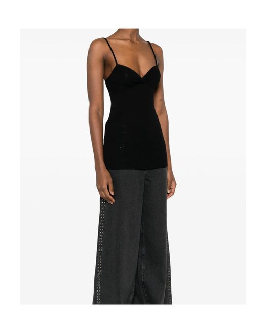 Forte_forte Black Sleeveless Vest