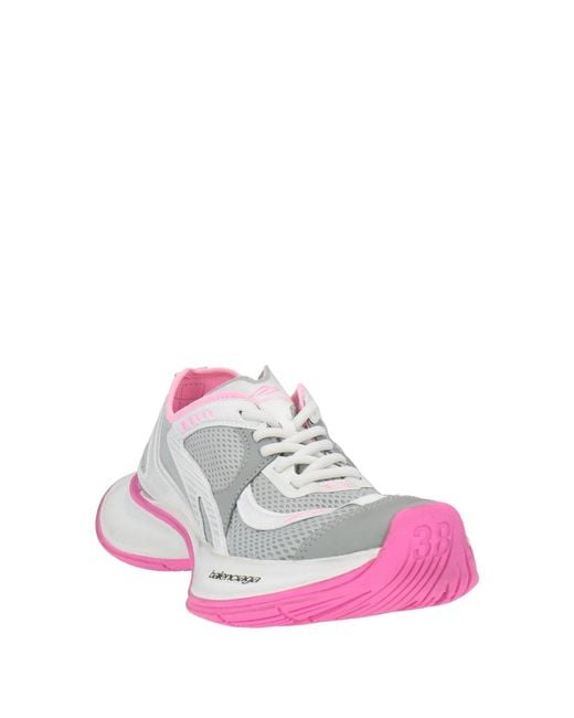 Balenciaga Pink Color Blocked Sneakers