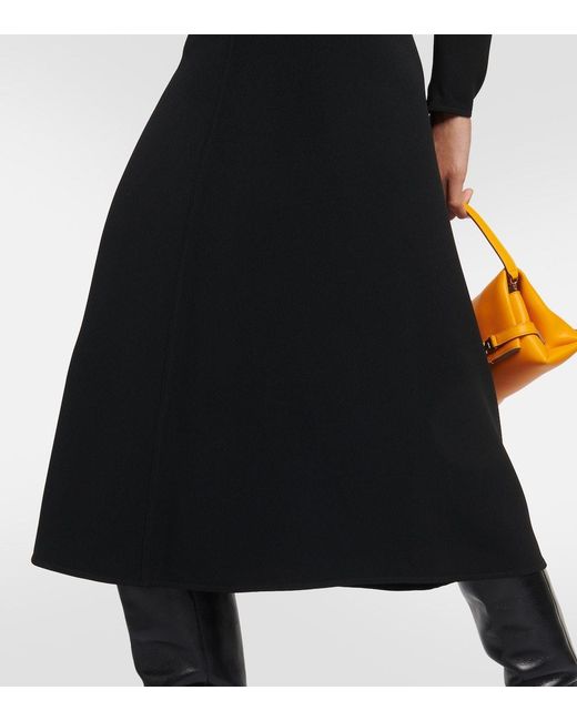 Victoria Beckham Black Long Sleeve Dress