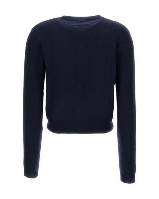 Lisa Yang Blue Karia Cashmere Cardigan
