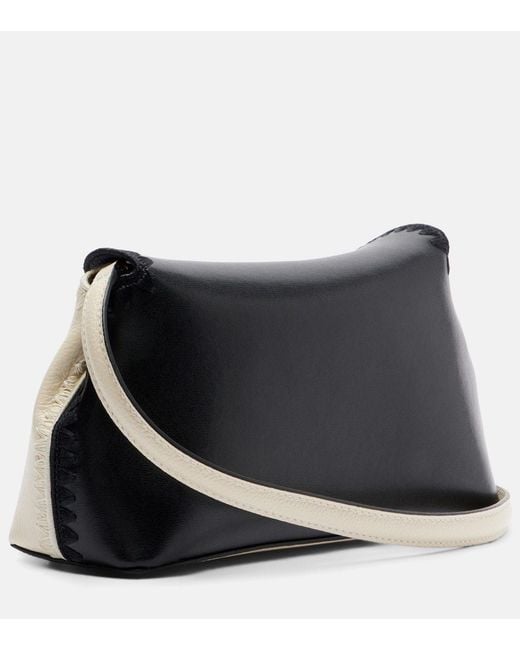 Totême  Natural T-Lock Leather Clutch