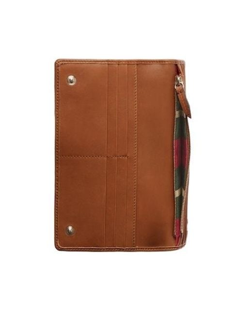 Gucci Natural Gg Emblem Continental Wallet