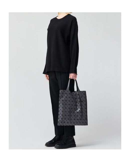 Issey Miyake Black Prism Matte Tote Bag