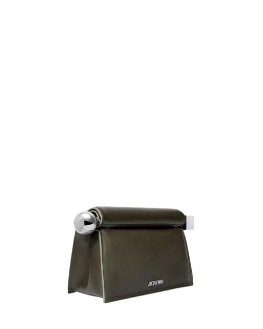 Jacquemus Black The Rond Carré Clutch Bag