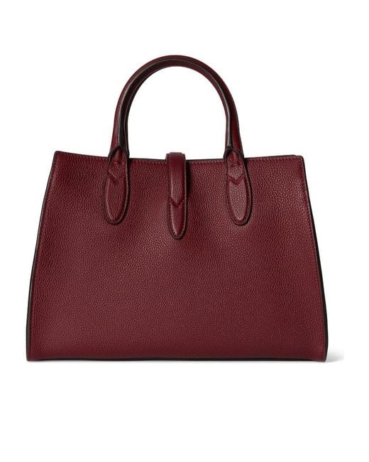 Gucci Red Hook Closure Medium Tote Bag