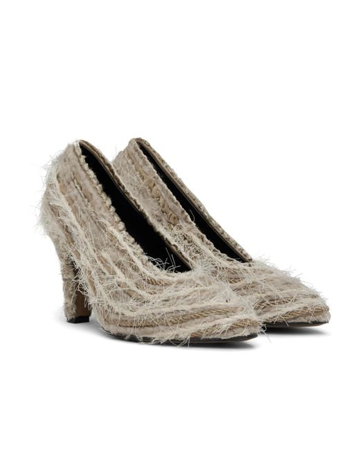 The Row White Pointed High Heels