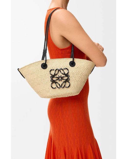 Loewe Natural Logo Detail Top Handle Bag