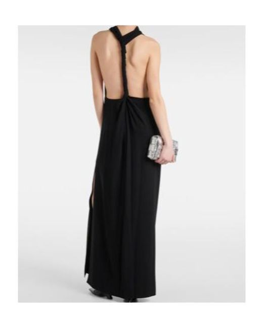 Proenza Schouler Black Crêpe Maxi Dress