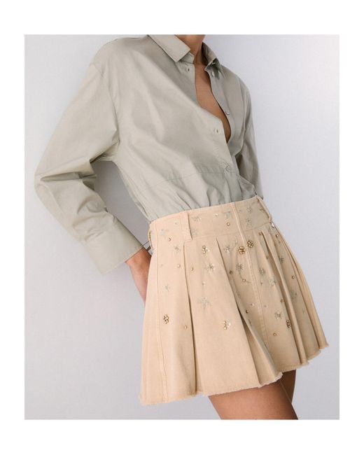 Liu Jo Natural Poplin Shirt