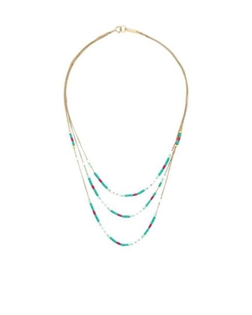 Isabel Marant Blue Bead Necklace