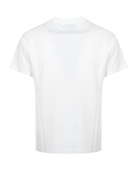Autry White Crew-Neck T-Shirt for men