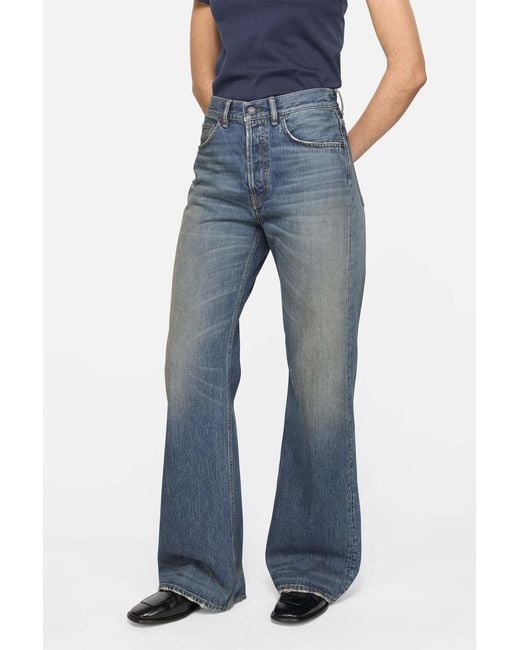 Acne Blue Regular-Fit Jeans