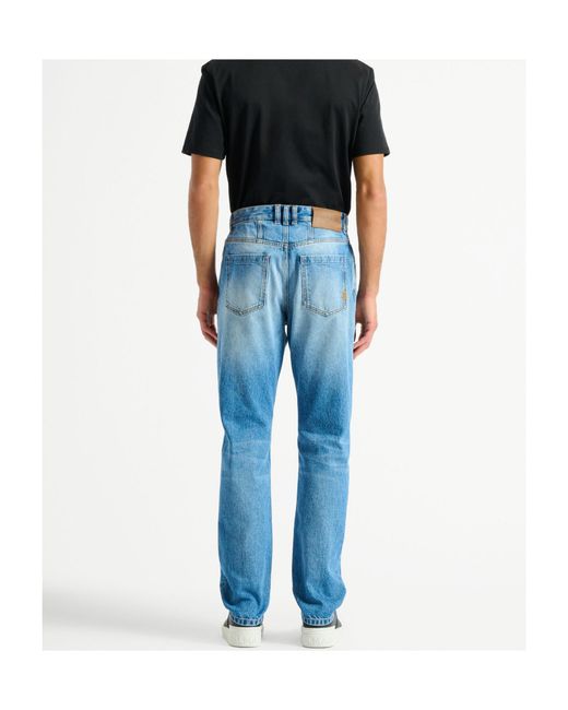 Balmain Blue Straight-Leg Denim Jeans for men