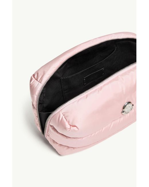 Moncler Pink Caradoc Quilted Beauty Case