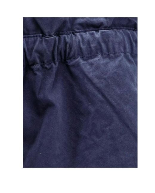 Polo Ralph Lauren Blue Drawstring Wide-Leg Trousers