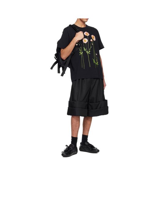 Simone Rocha Black Bow-Embellished Backpack for men