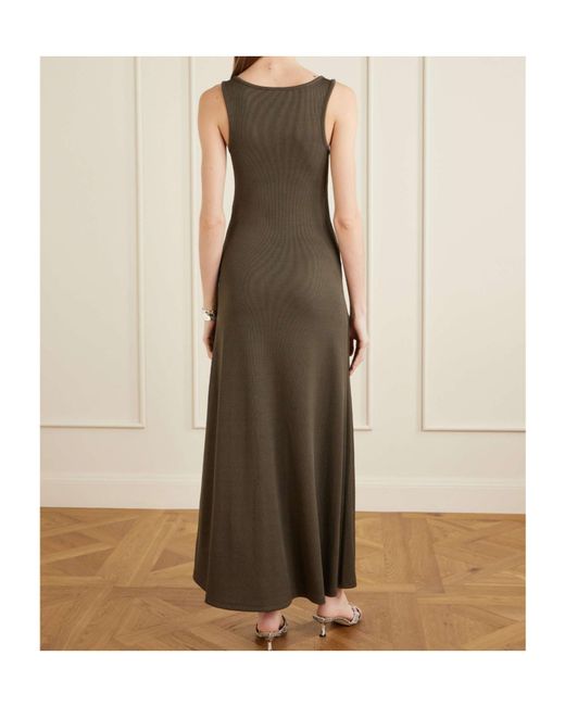 Christopher Esber Natural Droplet Crystal Tank Dress