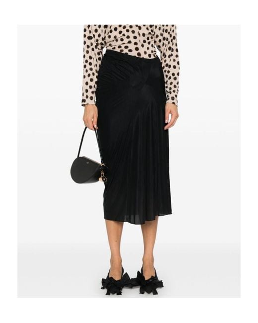 Dries Van Noten Black Asymmetrical Skirt