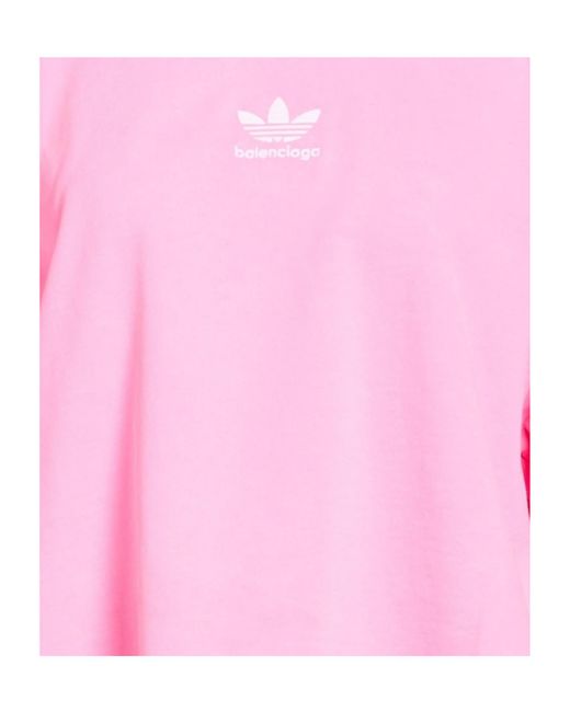 Balenciaga Pink Solid Color Hoodie