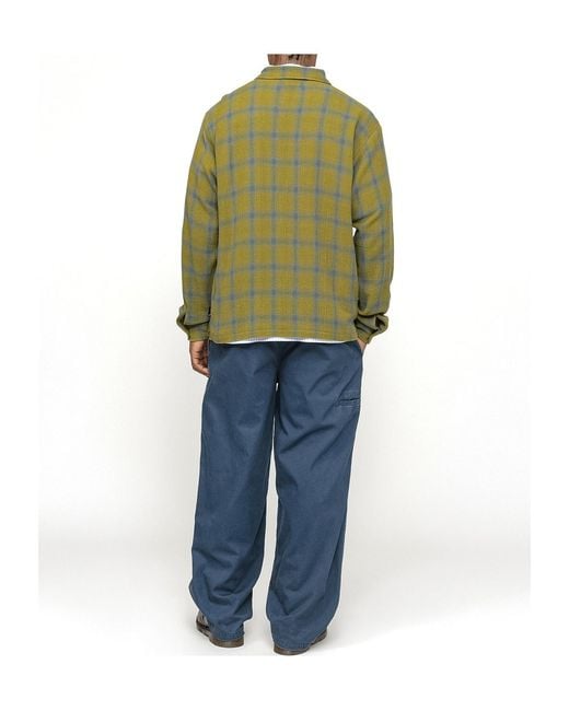 Stussy Green Zippered Shirt for men