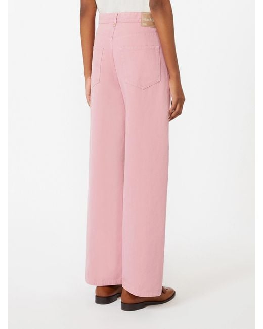 Max Mara Pink 'S Onorata Straight Leg Pants